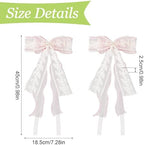 4Pcs Bow Curtain Tiebacks, Elegant Bow Butterfly Curtain Tiebacks - Image 2