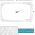 2 Pack Twin Mattress Protector Waterproof Fitted - Image 6