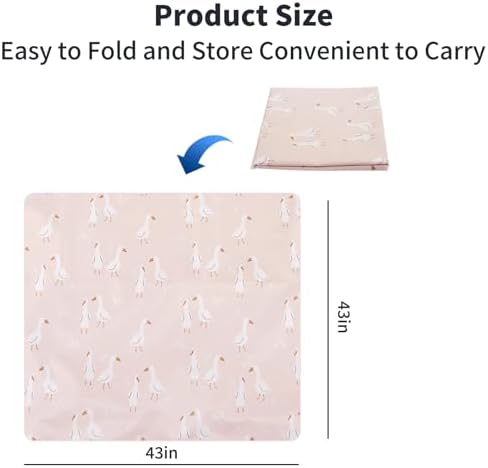 Non-Slip Baby Splat Mat for Under High Chair - Image 2
