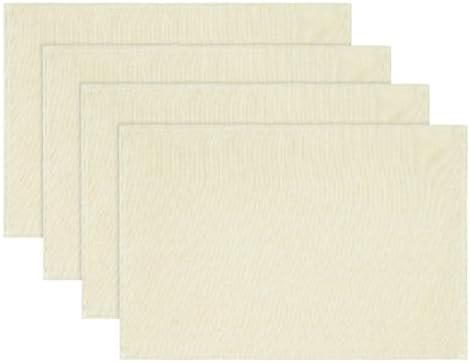 Artoid Mode Beige Placemats Set of 4, 12x18 Inch Summer Fall Washable Holiday by ArtoidMode