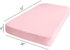 Stretchy Baby Crib Sheets for Girls - Image 4
