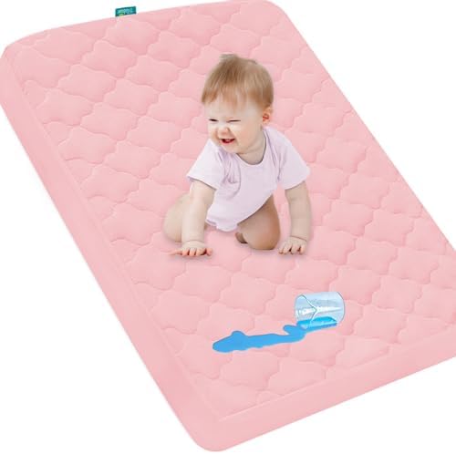 Waterproof Pack and Play Mattress Pad Sheets Fitted by Bilobanbabybedding