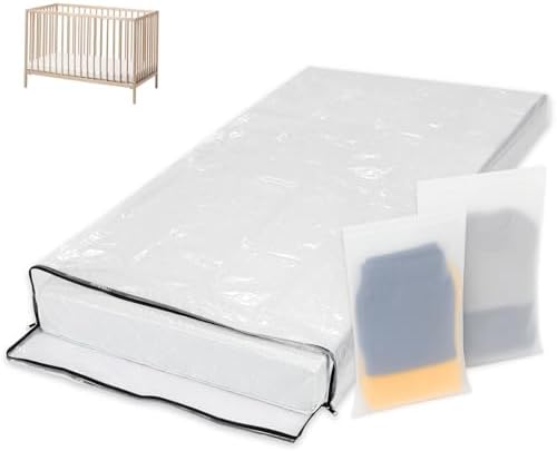 Crib Mattress Storage Bag with Zipper, 2 Accessory Bags by Wenses