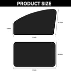 QUICTO Car Window Sun Shades, Universal Interior Accessories - Image 2