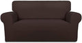 PureFit Stretch Loveseat Covers Fleece Couch Covers by PureFit