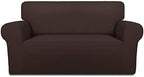 PureFit Stretch Loveseat Covers Fleece Couch Covers by PureFit