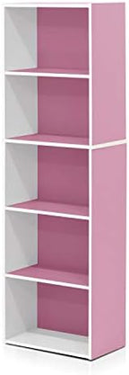Furinno LUDER Book Shelf, 5-Tier Bookshelf, Bookcase - Image 6