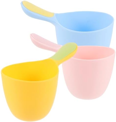 3Pcs Portable Water Ladles for Bathing and Kitchen Use Stackable Multipurpose by HOLIDYOYO
