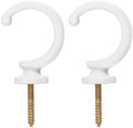 uxcell 2Pcs Curtain Holdback, Aluminum Alloy Wall Mounted Curtain Holders by uxcell