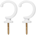 uxcell 2Pcs Curtain Holdback, Aluminum Alloy Wall Mounted Curtain Holders by uxcell