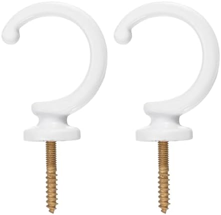uxcell 2Pcs Curtain Holdback, Aluminum Alloy Wall Mounted Curtain Holders by uxcell