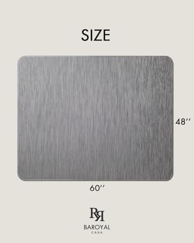 Baroyal Office Chair Mat for Hardwood Floor Under Desk Computer Rolling Chair - Image 6