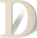 Wooden Letters 12 Inch Large Paintable Wood Letters D by Unknown