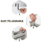 2 Pack Over The Door Hanging Organizer 6-Shelves and 12 Side Pockets, Over The - Image 6
