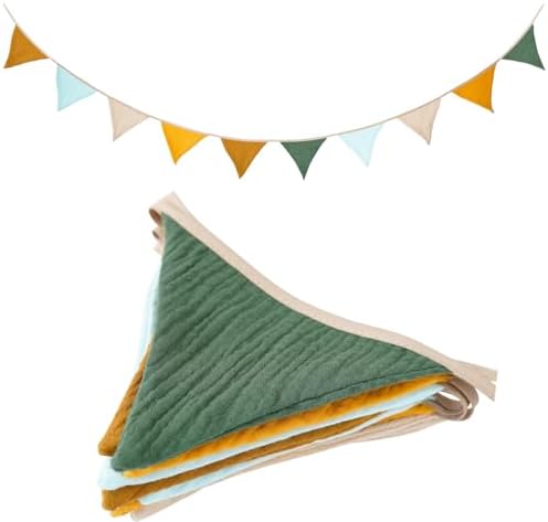 Bunting Banner Triangle Flags Fabric, Garland Bunting Flag Banners by Uorbmaio