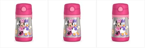 THERMOS Vacuum Insulated Stainless Steel 10oz Straw Bottle, MINNIE MOUSE by Thermos