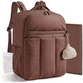 BAGSMART Diaper Backpack with Insulated Pockets & Changing Pad, Coffee Brown by BAGSMART