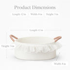 White Cotton Rope Gift Basket - Image 6