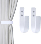 2 Pack Curtain Tiebacks Natural Wood Curtain Holdbacks by OCIOLI