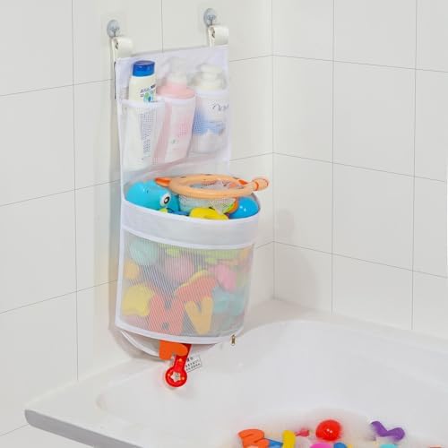 Ligereza Baby Bath Toy Organizer, quick drying， and mould proof, Large Capacity - Image 2