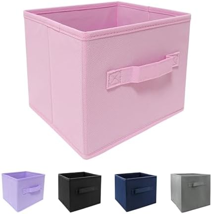 EBIGIC Collapsible fabric Storage bins, cube storage organizer 10.5 * 10.5 * 11 by EBIGIC