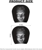 Creative Car Headrest Covers, Ghost Face Headrest Covers, Scary Covers - Image 2
