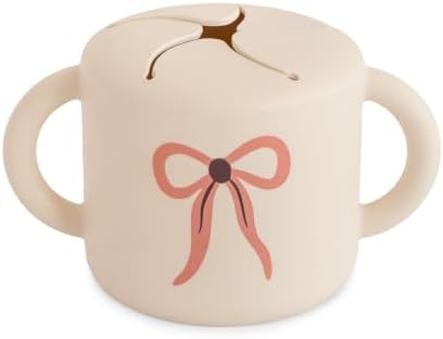 mushie Silicone Snack Cup | Spill Proof Food Container by mushie