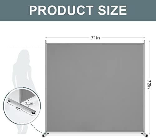 RANTILA Single Large Panel Room Divider, Privacy Screen - Image 2