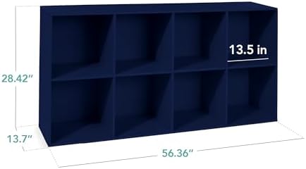 Best Choice Products Kids Bookcase 8-Cube Storage Organizer, 13.5in Shelf - Image 2