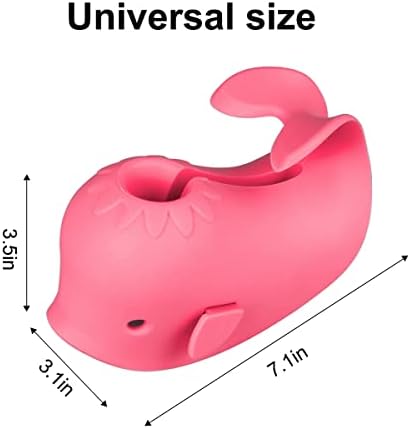 Spout Cover for Bathtub, Faucet Cover Baby Bathroom Tub Silicone Faucet - Image 5
