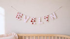 Custom Fabric Name Banner, Nursery Name Garland, Baby Wall Decor - Image 2