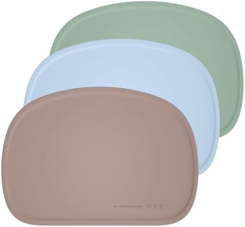 Cuddle Campus Set of 3 Silicone Placemats by CuddleCampus