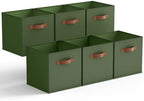GRANNY SAYS 11 Inch Cube Storage Bins, Cube Organizer, Olive Green by GRANNYSAYS