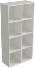 OSCHF 8-Cube Storage Shelf Bookcase, Warm White by OSCHF