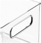 mDesign Plastic Deep Bin Organizer Caddy Container w/ Handles - Image 4