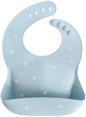 mushie Silicone Baby Bib | Adjustable Fit Waterproof Bibs by mushie
