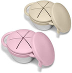 2 Pack Baby Stainless Steel Snack Containers by JVEOOBabyProducts-SaferHigherStandardsBetterService