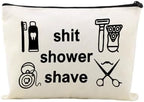 Funny Men Shaver Storage Bag for Dad Husband Father Day Gifts Zipper Makeup by Sudaporn