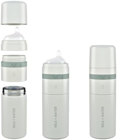 MILK & WATER Stainless Steel All-in-One Baby Bottle by MILKWATER