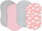 Baby Bassinet Sheets 4 Pack Compatible - Image 2