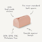 mushie Bath Spout Cover | Soft Silicone Bathtub Faucet Safety Guard - Image 2