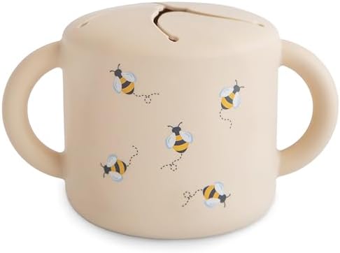 mushie Silicone Snack Cup | Spill Proof Food Container by mushie