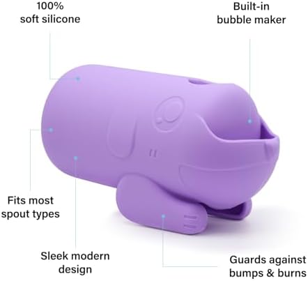 mandoo Faucet Extender for Toddlers, Bath Spout Cover for Baby, Bathtub Faucet - Image 2