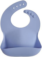 mushie Silicone Baby Bib | Adjustable Fit Waterproof Bibs by mushie