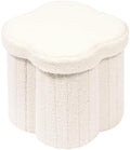 B FSOBEIIALEO Storage Ottoman Cube, Flowers Shaped Ottomans by BFSOBEIIALEO