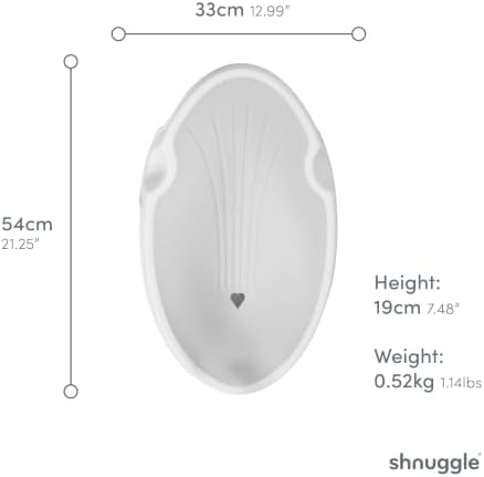 Shnuggle | Newborn Baby Bath Support | Ergonomic Soft-Touch Seat | Lightweight - Image 7