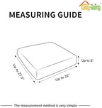 Easy-Going Waterproof Chair Cushion Cover, Non-Slip Leakproof Sofa Seat Cushion - Image 6