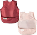 Tiny Twinkle Mess Proof Baby Bibs | 2 Pack Waterproof Toddler Bib by TinyTwinkle
