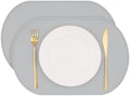 Silicone Placemat Set of 2, Heat Resistant Placemats by yuuzue