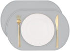 Silicone Placemat Set of 2, Heat Resistant Placemats by yuuzue